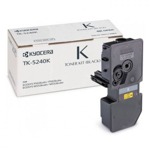 Toner Ecosys M5526/P5026 (TK5240K) Preto , KYOCERA/MITA , KYOTK5240K , 632983036822